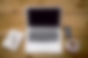 Blurred Out Laptop